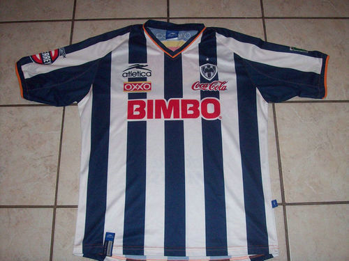 maillots cf monterrey domicile 2002-2003 rétro