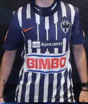 maillots cf monterrey domicile 2011-2012 rétro