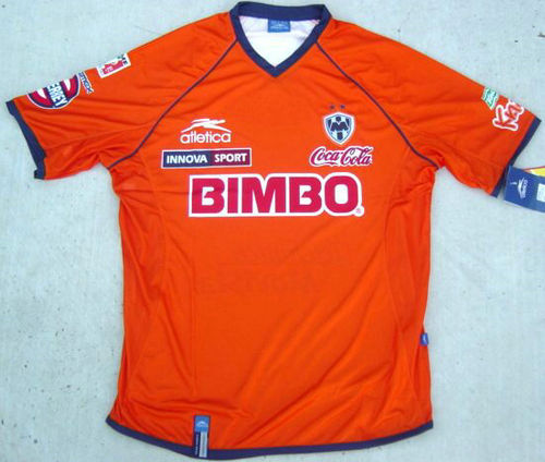 maillots cf monterrey exterieur 2003-2004 rétro