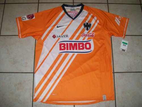 maillots cf monterrey exterieur 2007-2008 rétro