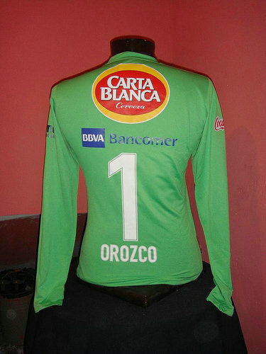 maillots cf monterrey gardien 2009 rétro