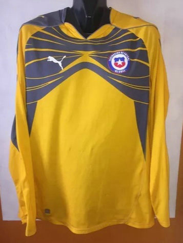 maillots chili gardien 2010-2012 rétro