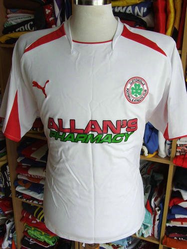 maillots cliftonville fc exterieur 2008-2009 rétro