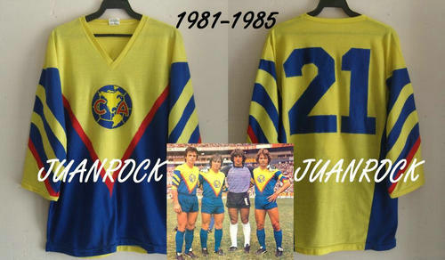 maillots club américa exterieur 1981-1985 pas cher