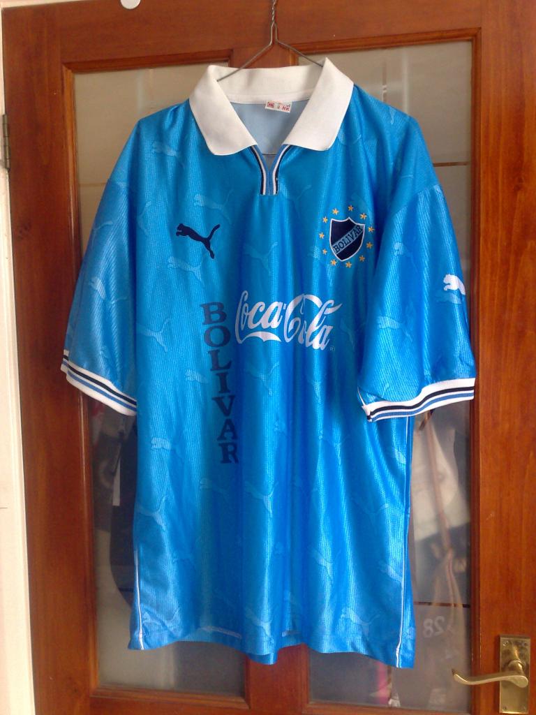 maillots club bolívar domicile 2002 rétro