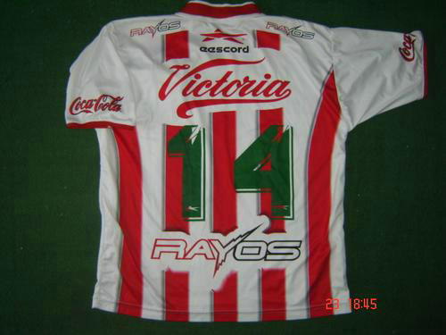 maillots club necaxa domicile 2001 rétro maillots club necaxa domicile 2001 rétro