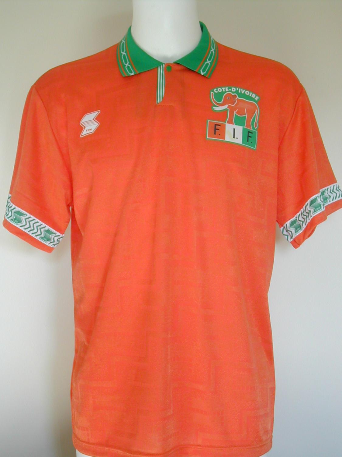 maillots côte d'ivoire domicile 1994 pas cher