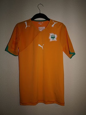 maillots côte d'ivoire particulier 2009-2010 pas cher