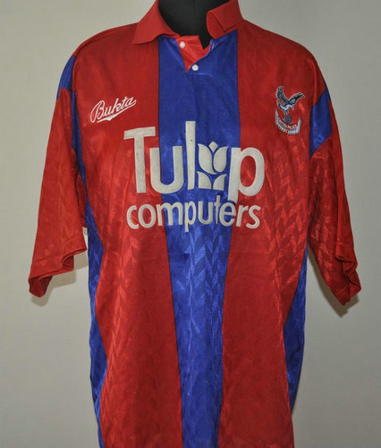 maillots crystal palace fc domicile 1991-1992 rétro