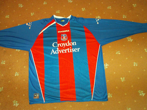 maillots crystal palace fc domicile 2005-2006 rétro