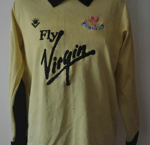 maillots crystal palace fc gardien 1989-1990 rétro