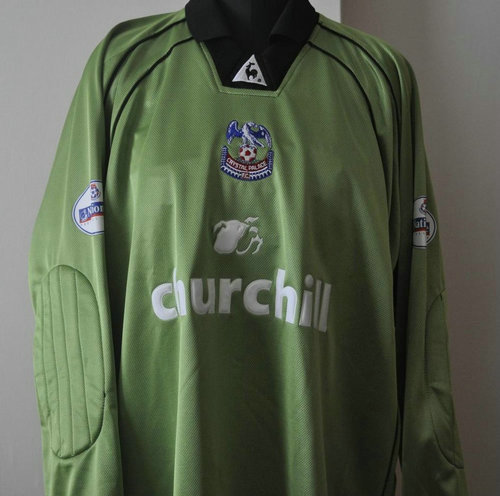 maillots crystal palace fc gardien 2001-2002 pas cher