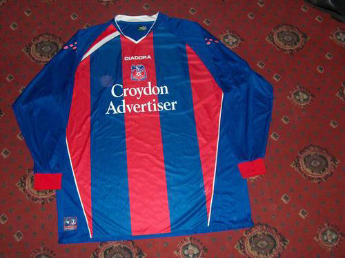 maillots crystal palace fc particulier 2005-2006 rétro