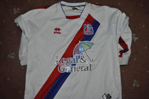 maillots crystal palace fc particulier 2008-2009 rétro