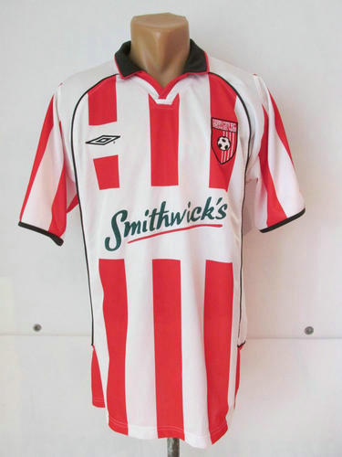 maillots derry city fc domicile 2003-2004 pas cher