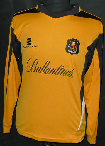 maillots dumbarton fc domicile 2008-2010 rétro