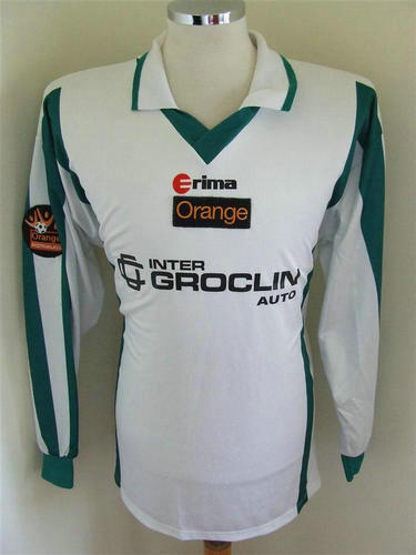 maillots dyskobolia grodzisk wielkopolski domicile 2005-2006 pas cher