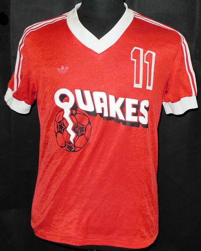 maillots earthquakes de san josé domicile 1980-1981 rétro