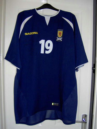 maillots écosse domicile 2003-2005 rétro