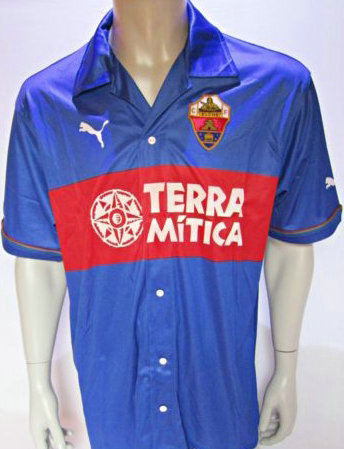 maillots elche cf exterieur 2001-2002 rétro