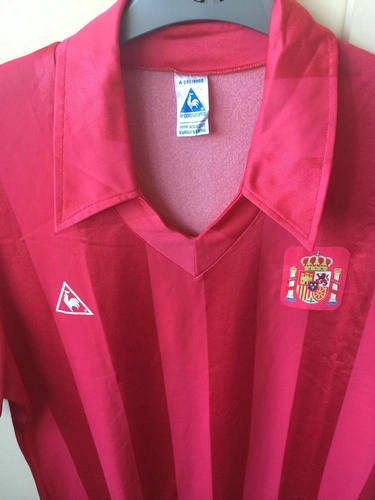 maillots espagne domicile 1984-1986 rétro maillots espagne domicile 1984-1986 rétro