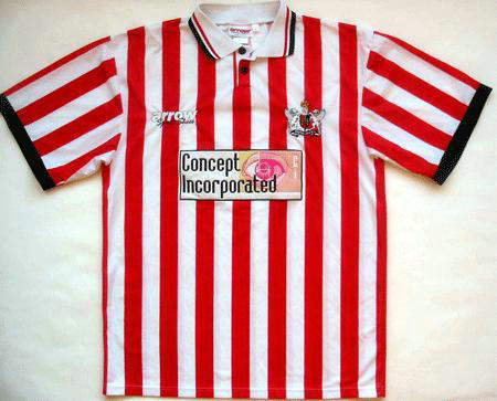 maillots exeter city domicile 1997-1998 pas cher