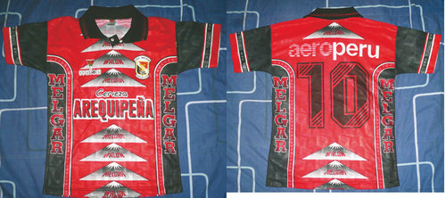 maillots fbc melgar domicile 1998 rétro