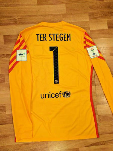 maillots fc barcelone gardien 2015-2016 rétro maillots fc barcelone gardien 2015-2016 rétro