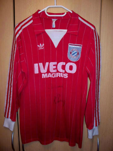 maillots fc bayern munich domicile 1982-1983 rétro