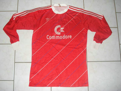 maillots fc bayern munich domicile 1985-1986 rétro