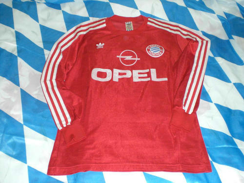 maillots fc bayern munich domicile 1989-1991 rétro