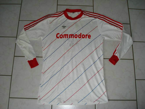 maillots fc bayern munich réplique 1985-1986 rétro