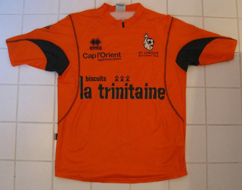 maillots fc lorient domicile 2006-2007 rétro