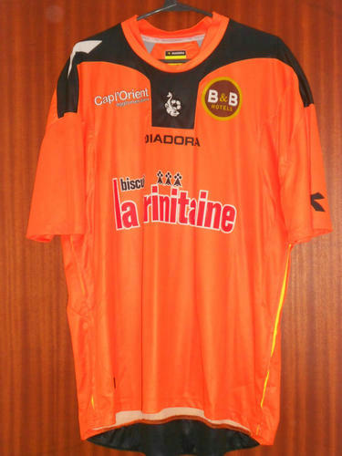 maillots fc lorient domicile 2009-2010 rétro