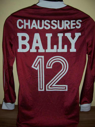 maillots fc metz domicile 1980-1981 rétro