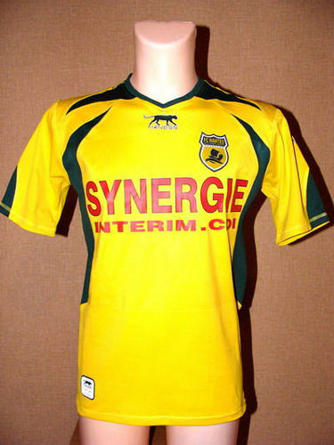 maillots fc nantes domicile 2006-2007 rétro