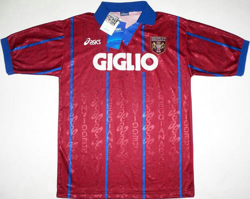 maillots fc reggio emilia domicile 1996-1998 rétro