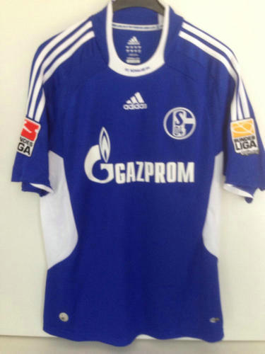 maillots fc schalke 04 domicile 2008-2010 pas cher