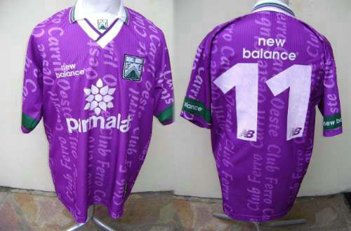 maillots ferro carril oeste exterieur 1997 rétro