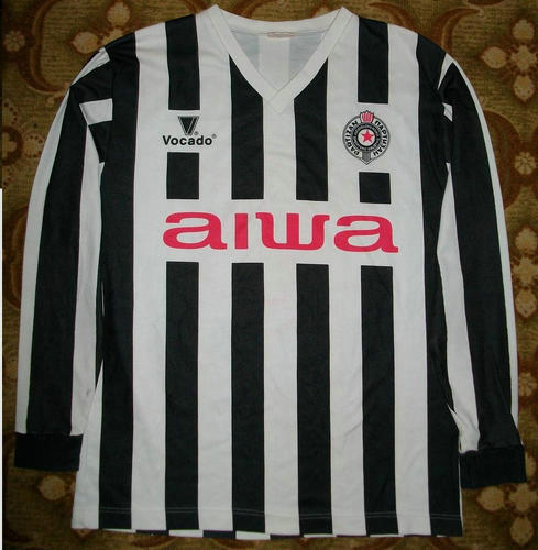 maillots fk partizan domicile 1990-1992 pas cher