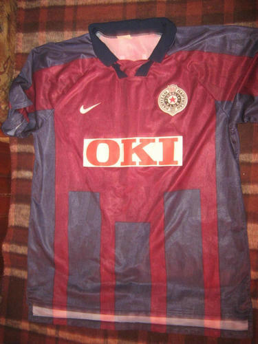 maillots fk partizan exterieur 1998-1999 rétro