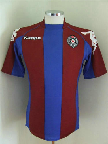 maillots fk partizan exterieur 2006-2007 rétro