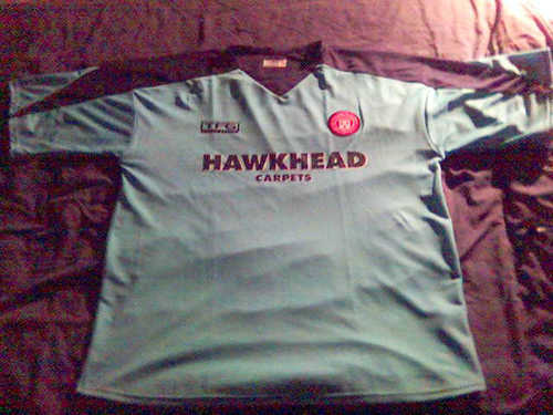 maillots hamilton academical exterieur 2005-2006 pas cher