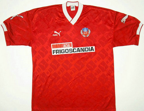 maillots helsingborgs if domicile 1991-1992 rétro