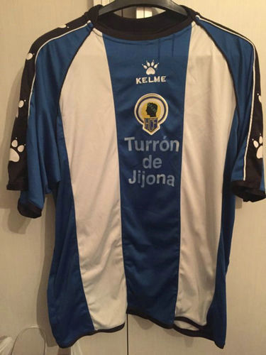 maillots hércules de alicante cf domicile 2005-2006 rétro