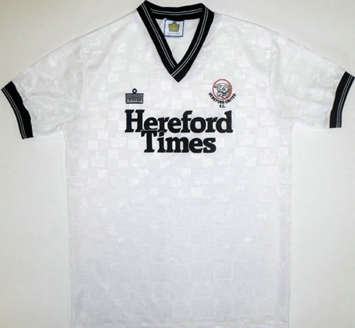 maillots hereford united domicile 1988-1989 rétro