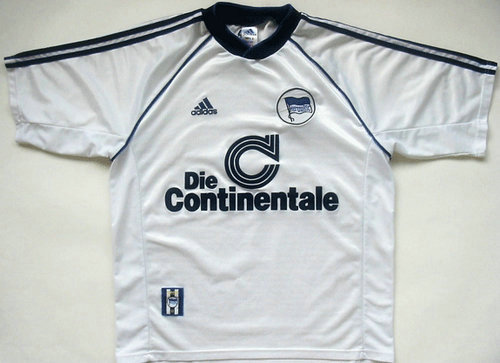 maillots hertha bsc exterieur 1998-1999 rétro
