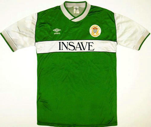 maillots hibernian fc domicile 1985-1986 rétro