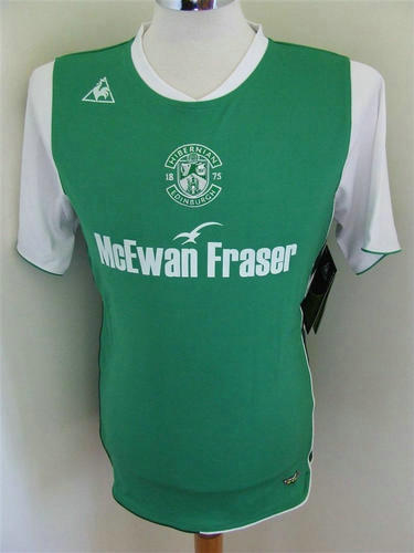 maillots hibernian fc domicile 2009-2010 rétro