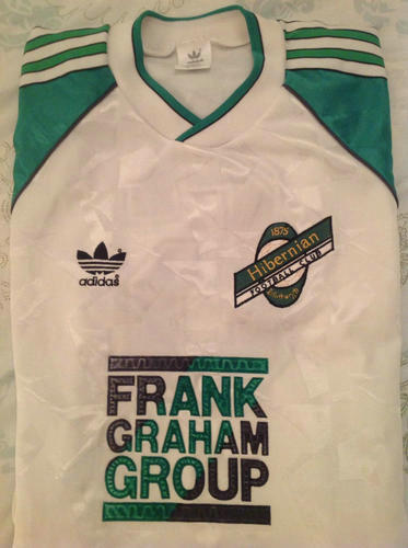 maillots hibernian fc exterieur 1989-1991 rétro